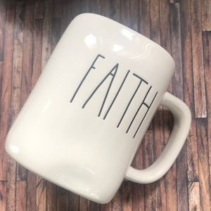 Rae Dunn Faith mug, NEW, Never Used
